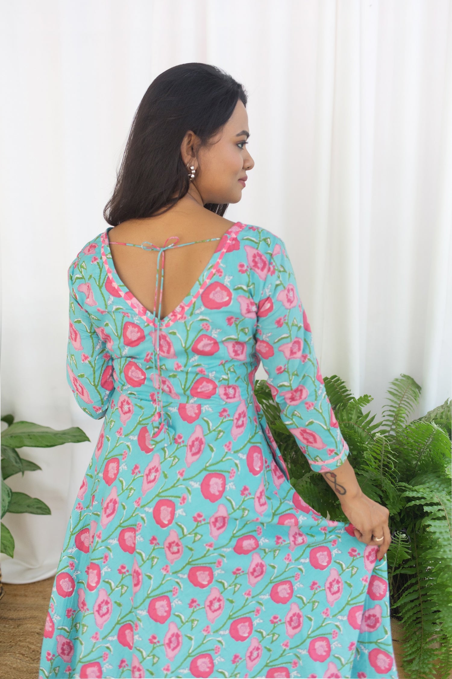 CHERRY BLOSSOM ANARKALI MAXI