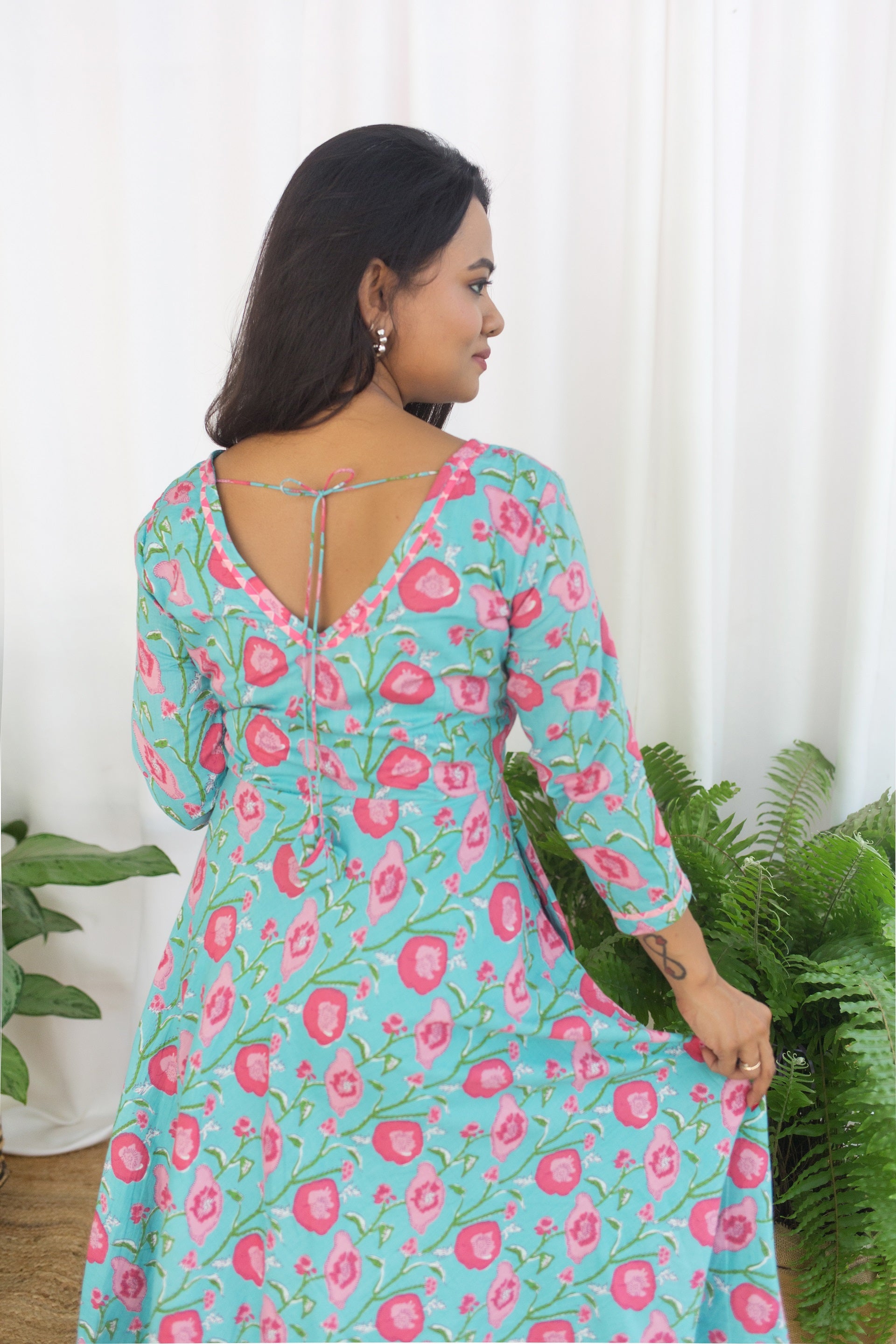 CHERRY BLOSSOM ANARKALI MAXI