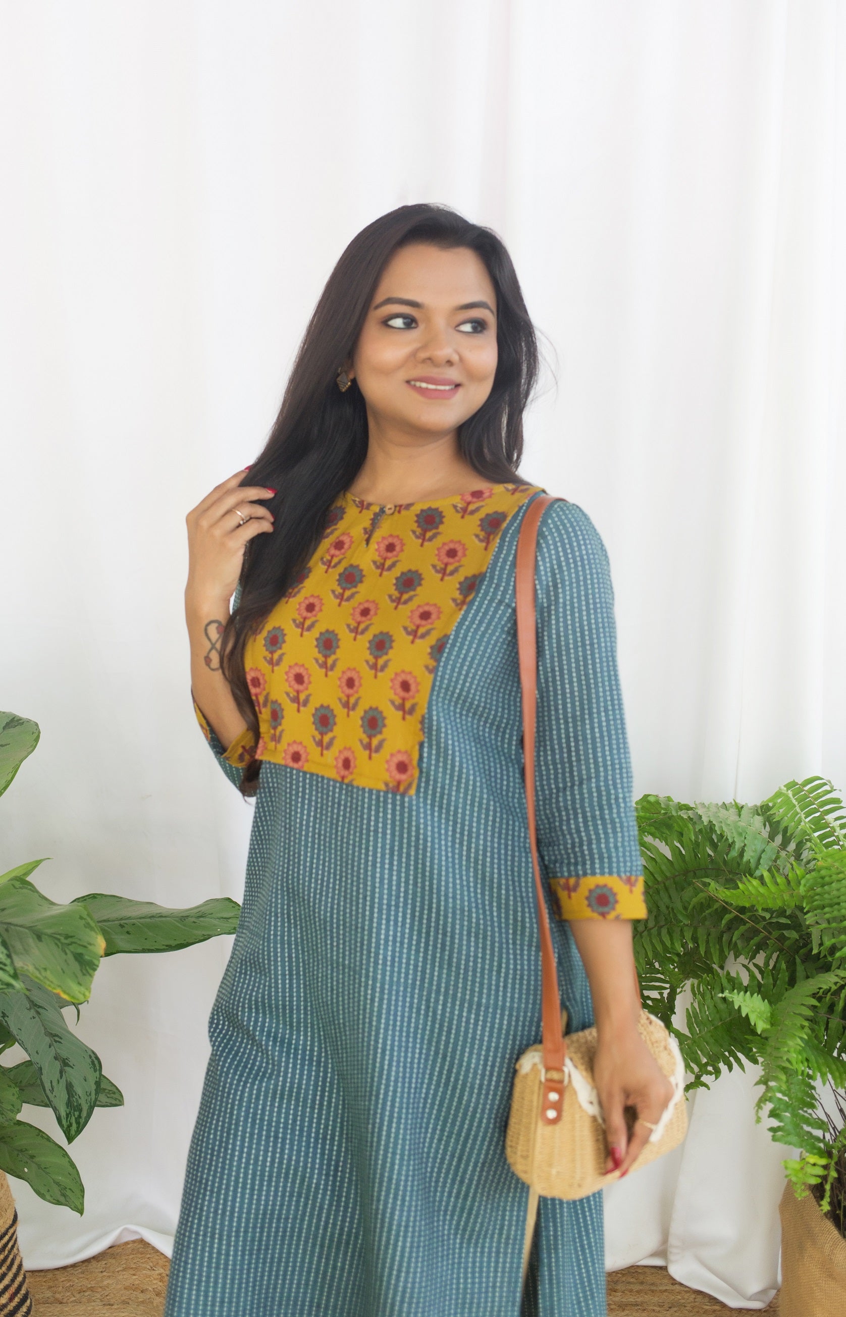 TEAL UP KURTA TOP