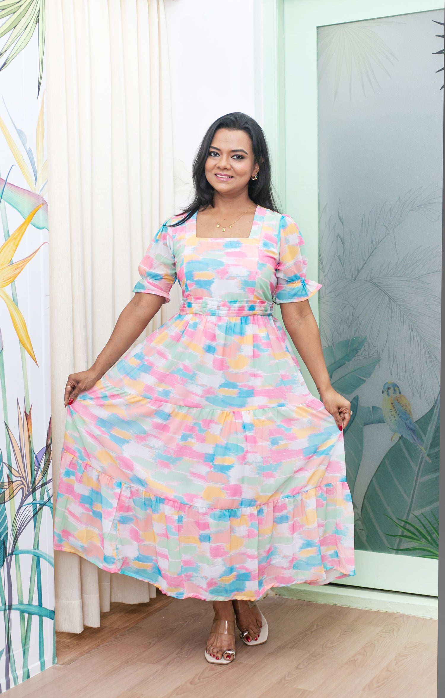 Sweet Heart Maternity Feeding Dress