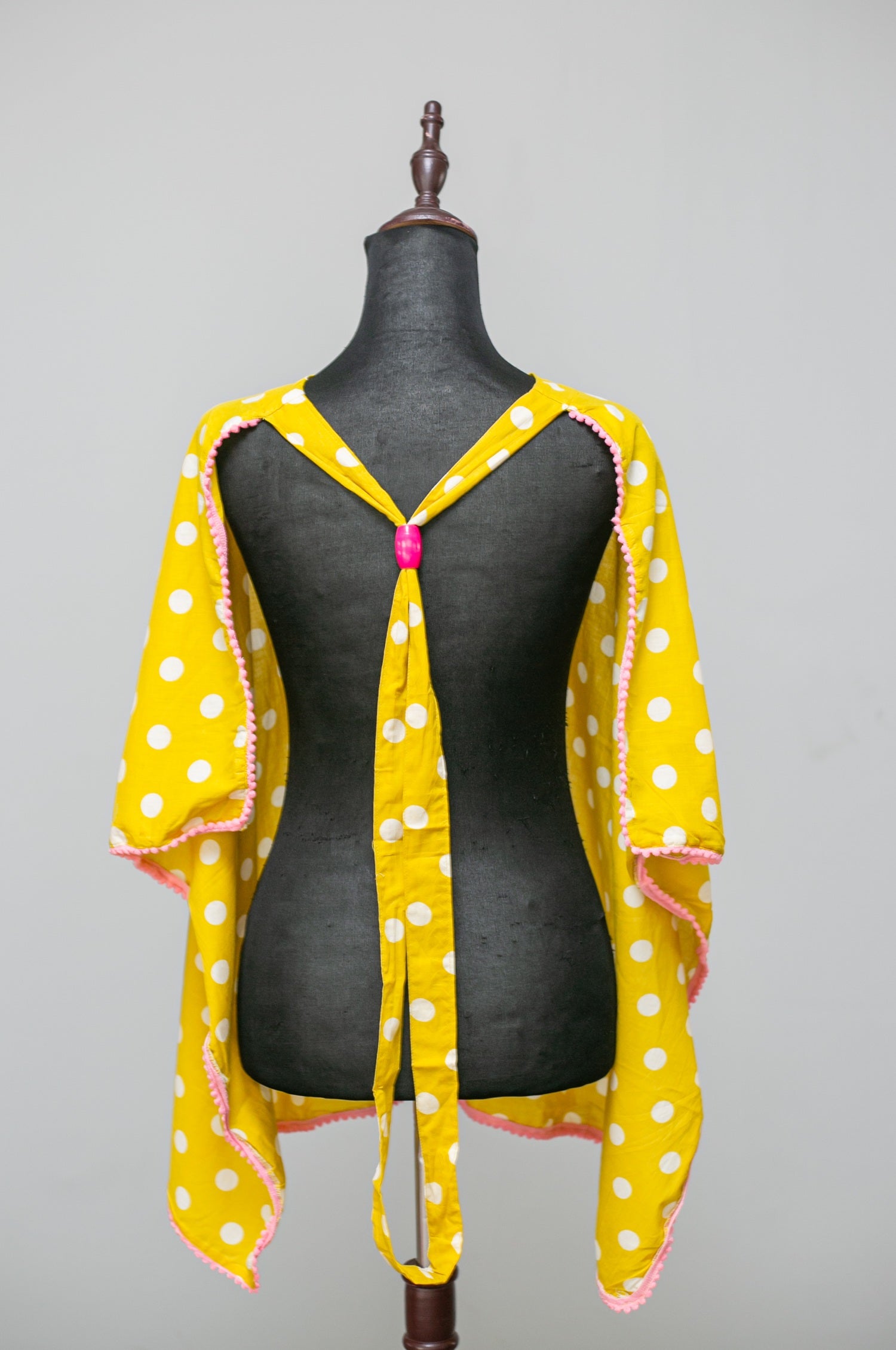 Yellow Polka Feeding Apron