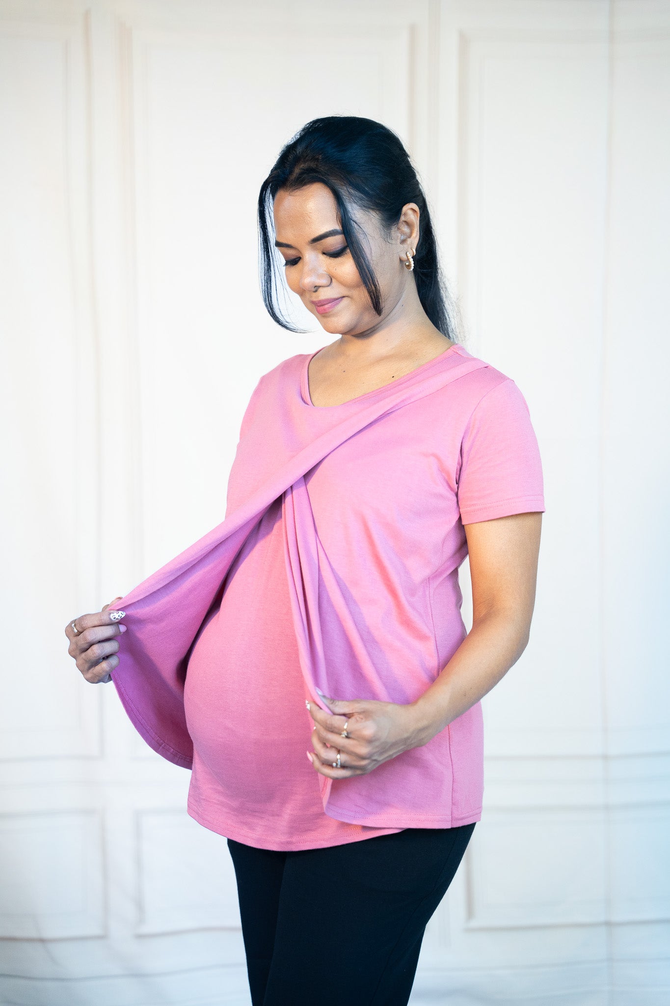Pink Energy Zipless Feeding T-Shirt