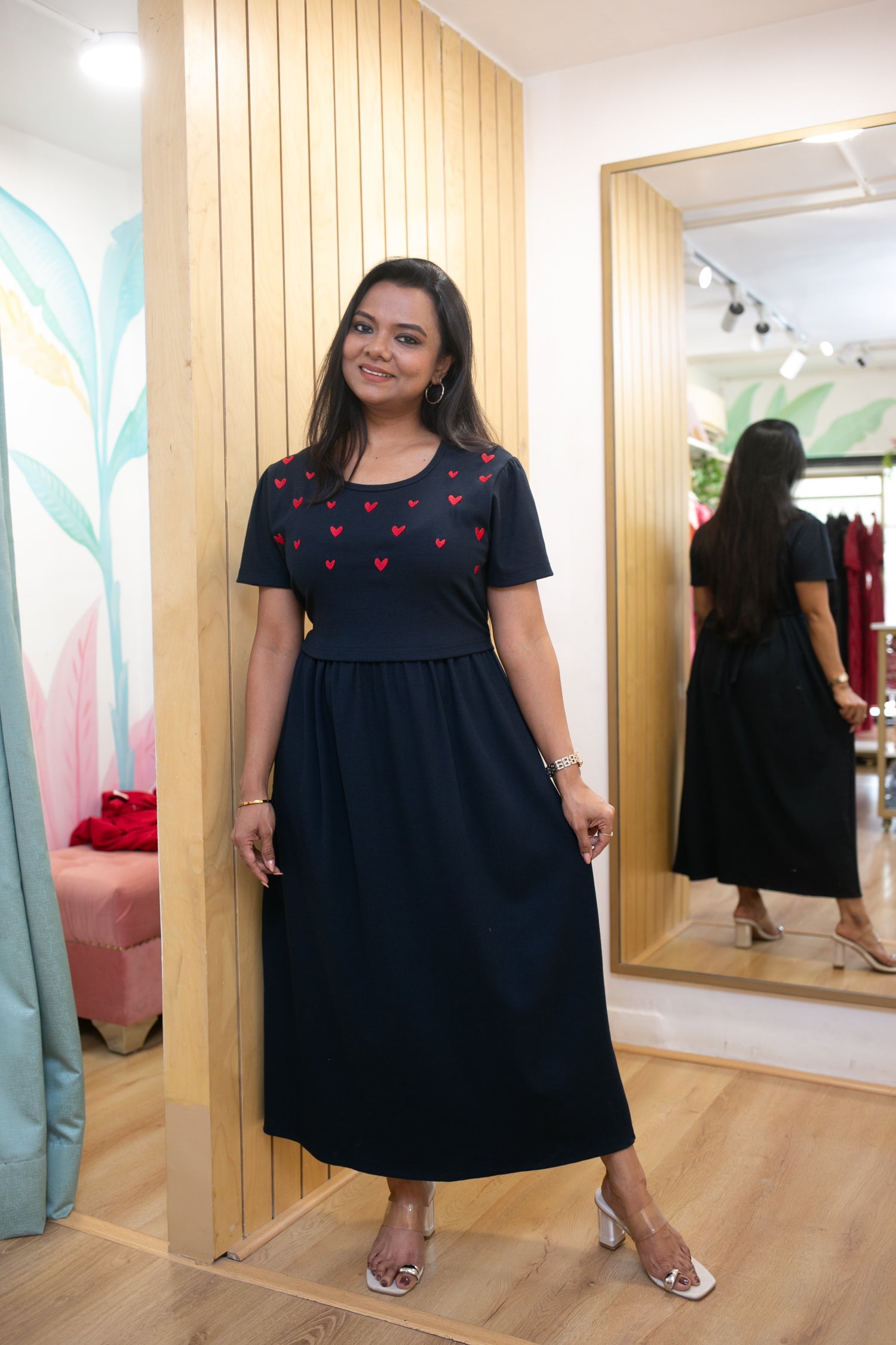 Navy Snuggle Zipless Feeding Frock