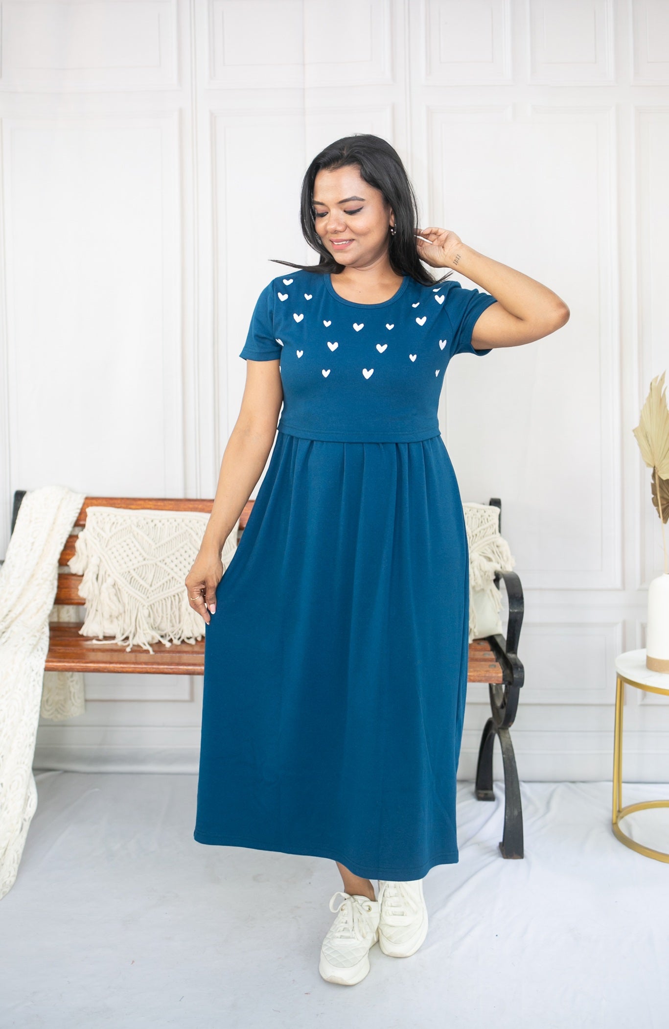 Blue Snuggle Zipless Feeding Frock