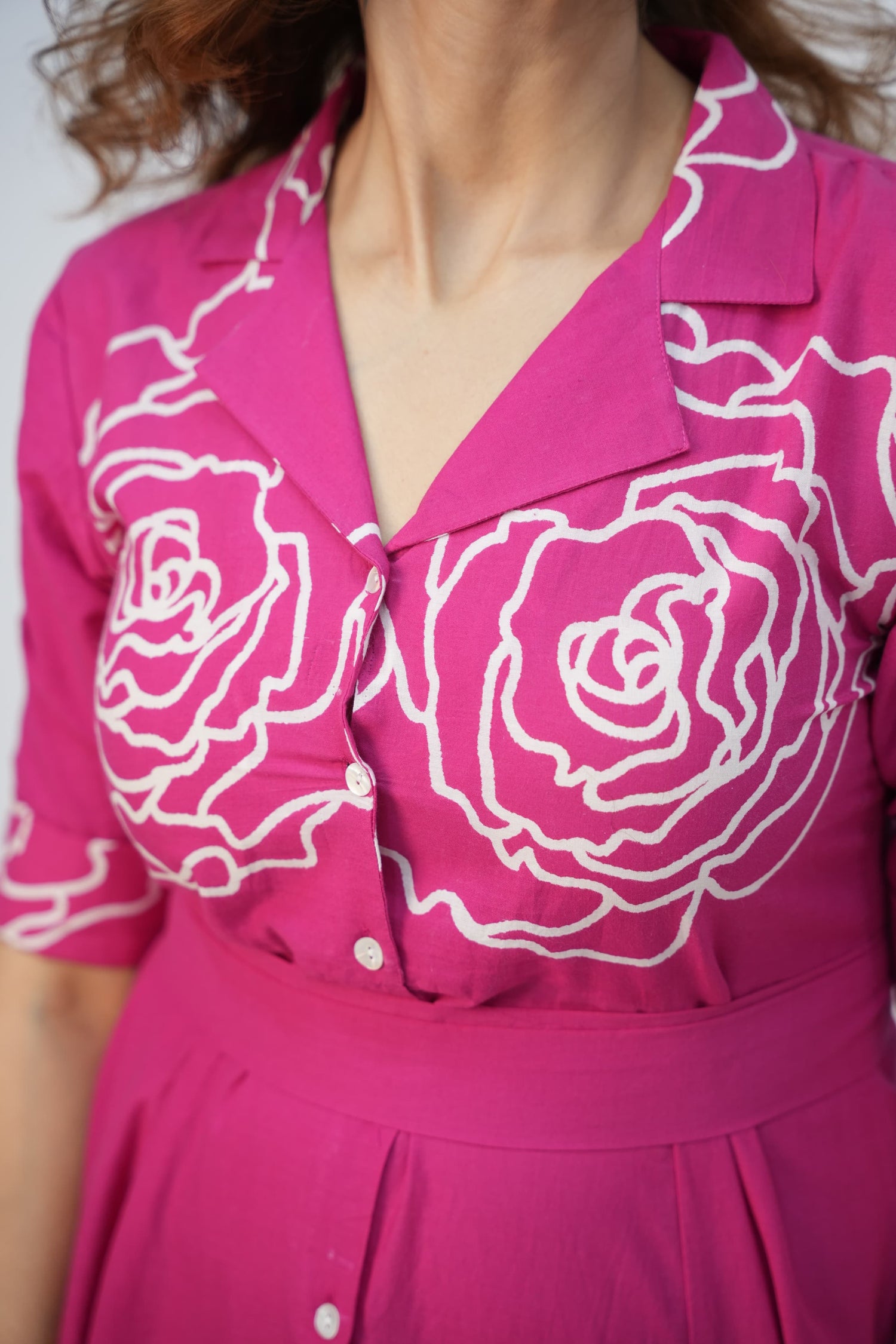 Rosette Charm Maternity Feeding Frock