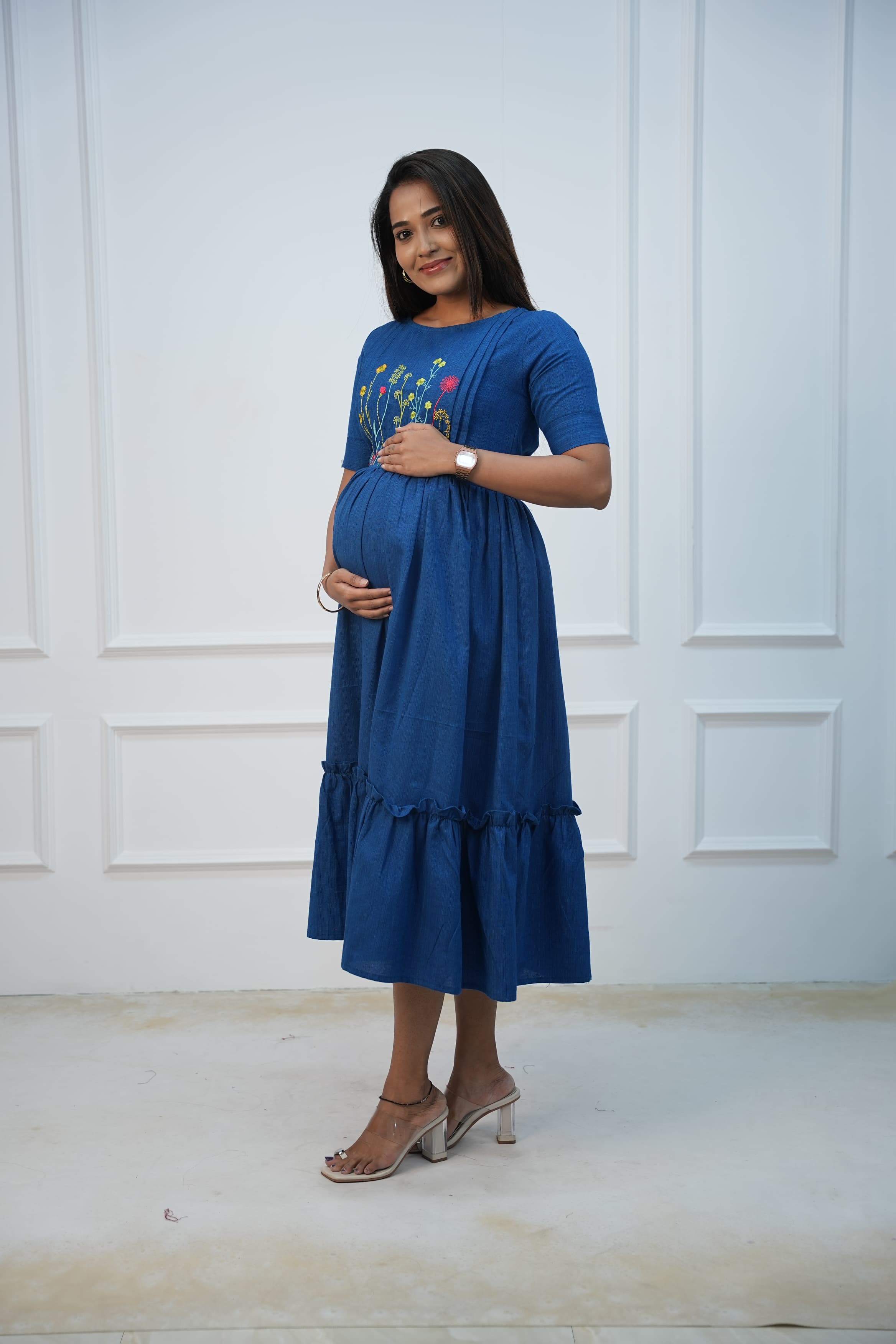 Indibloom Maternity Feeding Frock