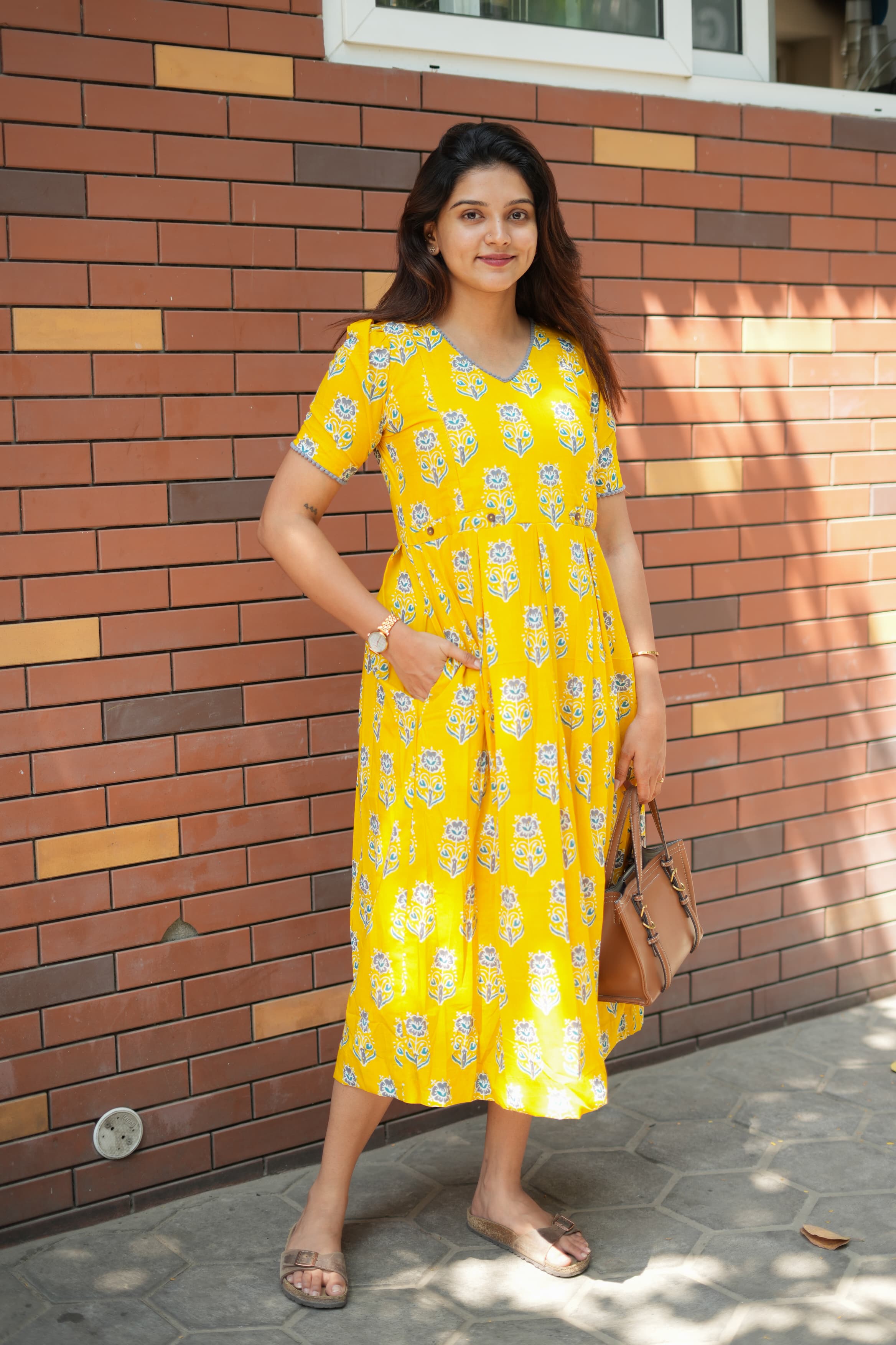 Honey Dew Maternity Feeding Dress