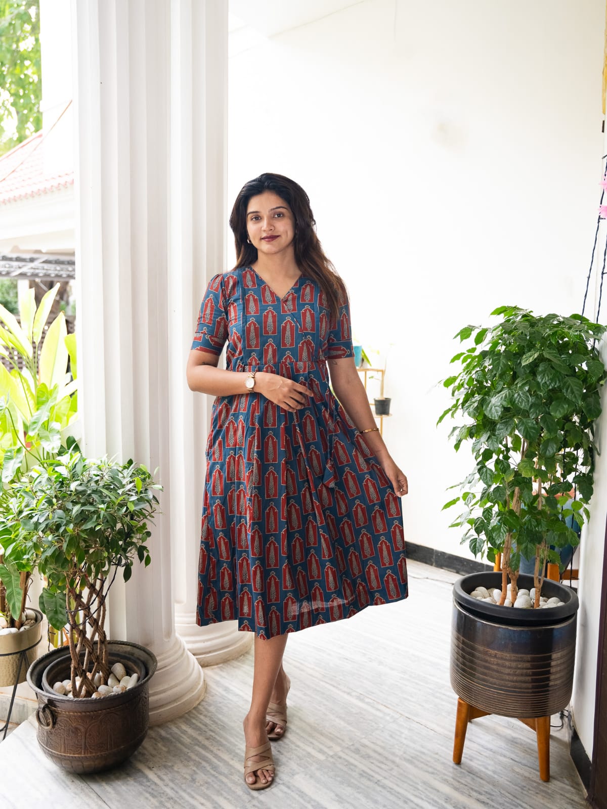 Neela  Maternity Feeding Dress