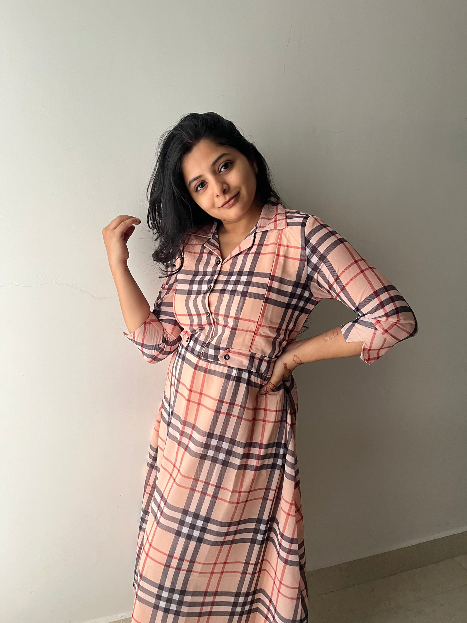 Mocha Maternity Feeding Dress