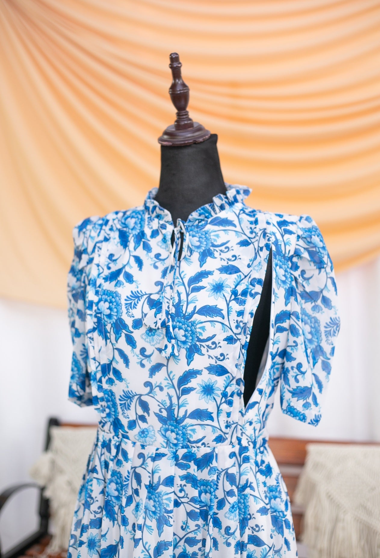 Sapphire Maternity Feeding Dress