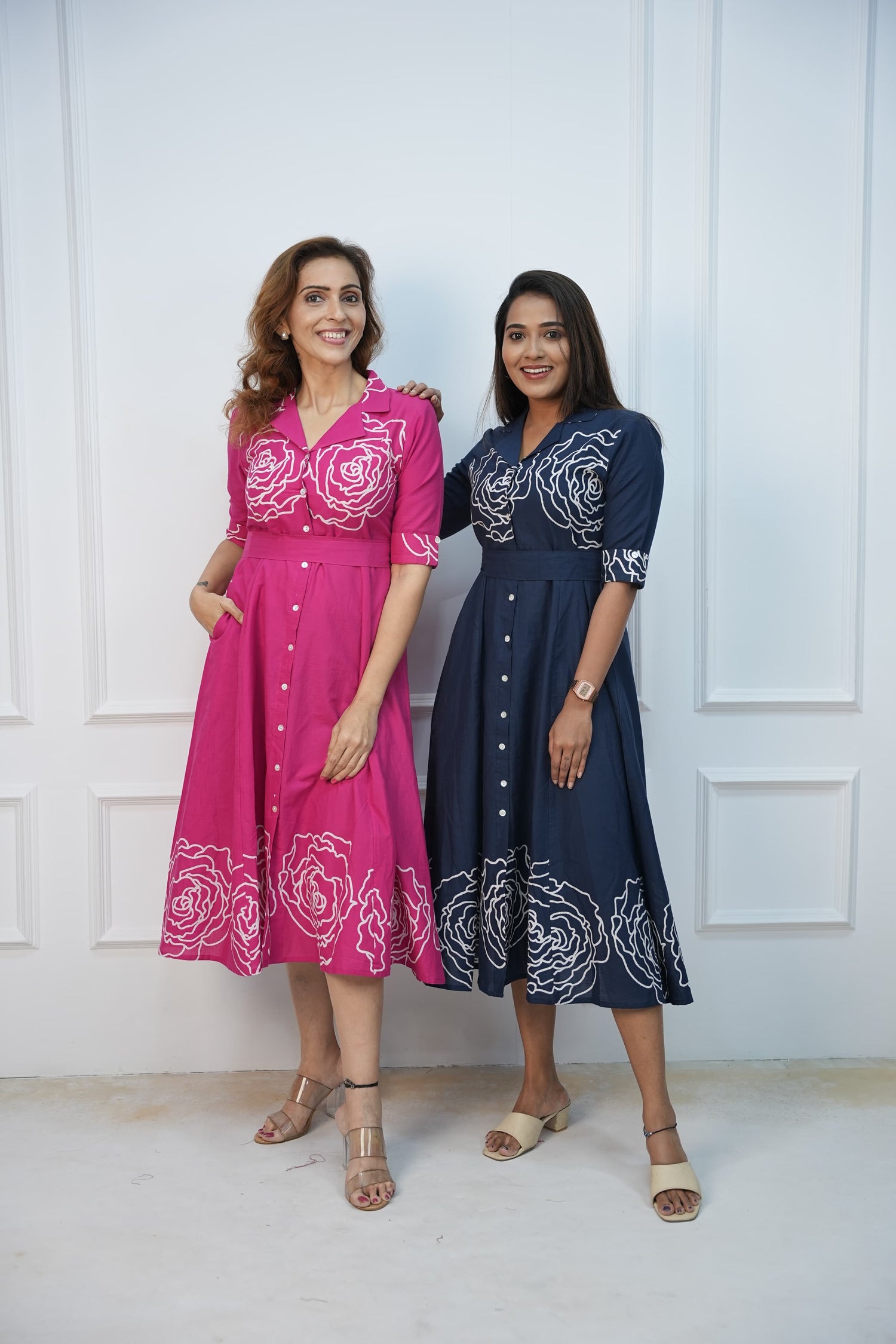 Rosette Charm Maternity Feeding Frock