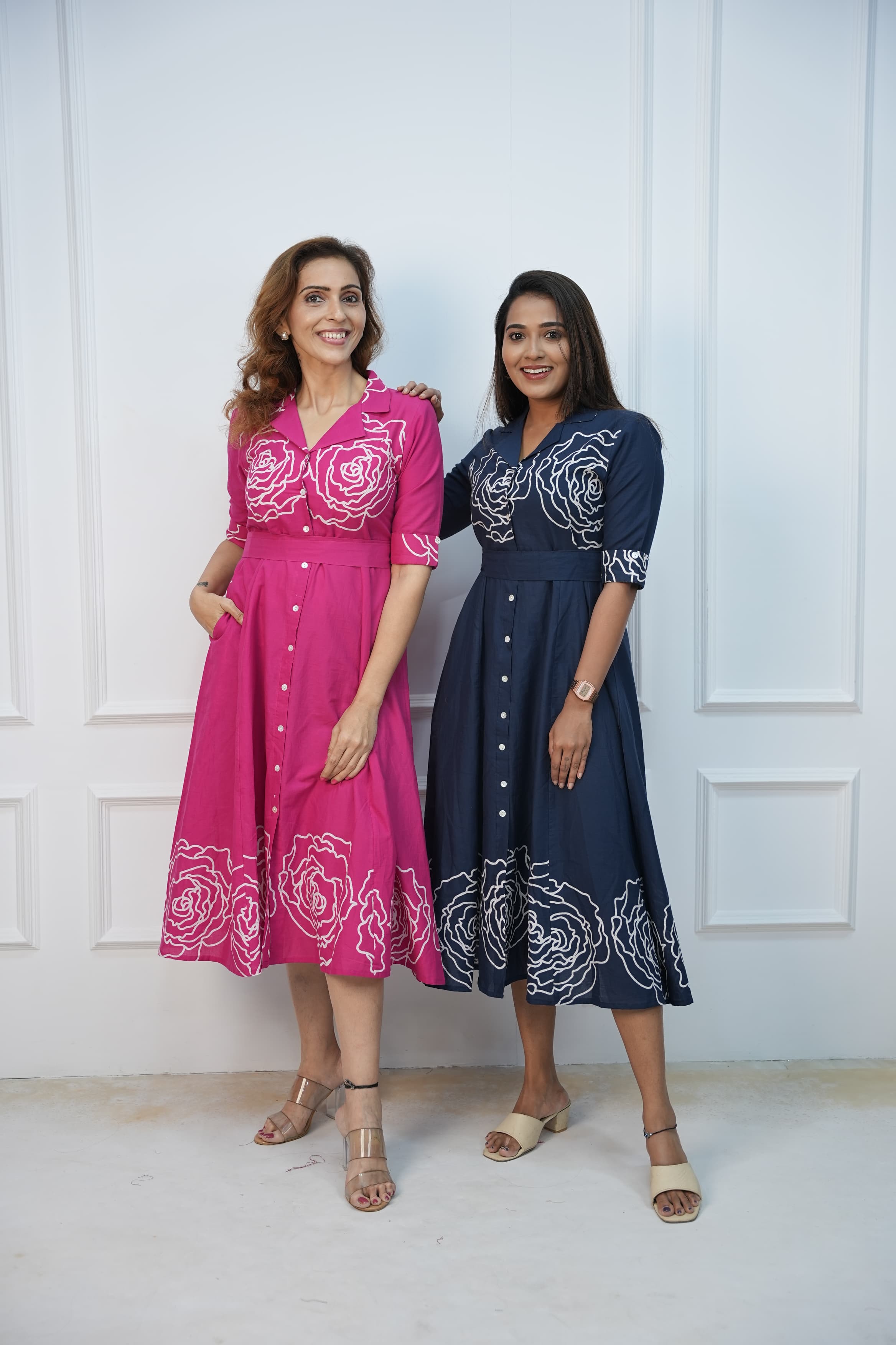 Rosette Charm Maternity Feeding Frock