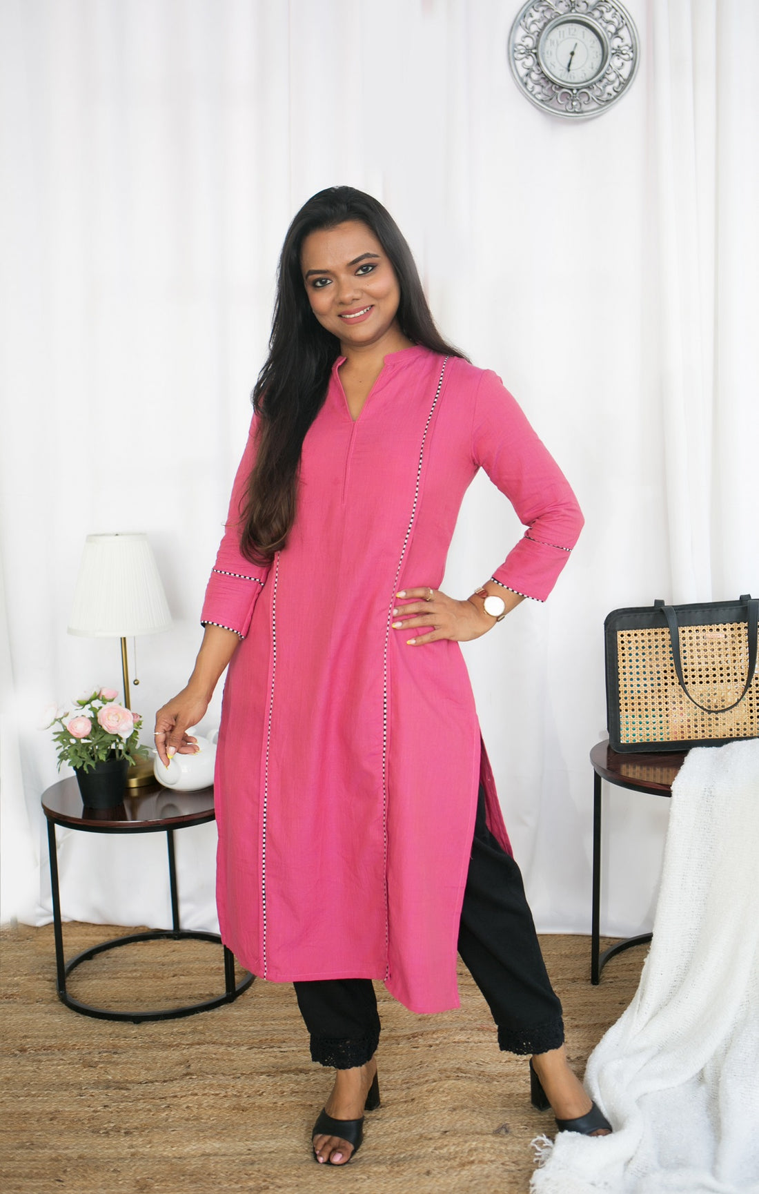 PINK GEM KURTA TOP