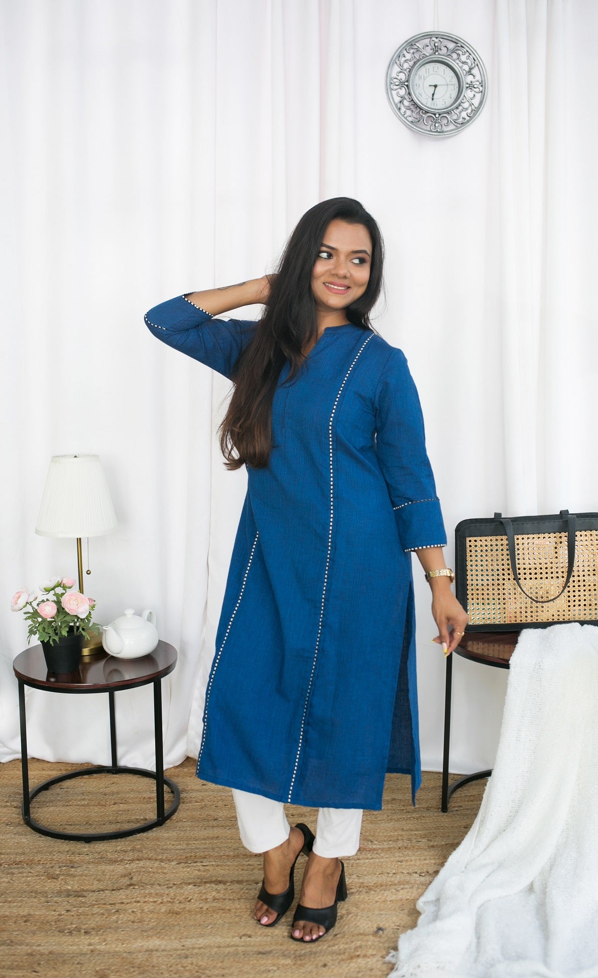 BLUE GEM KURTA TOP