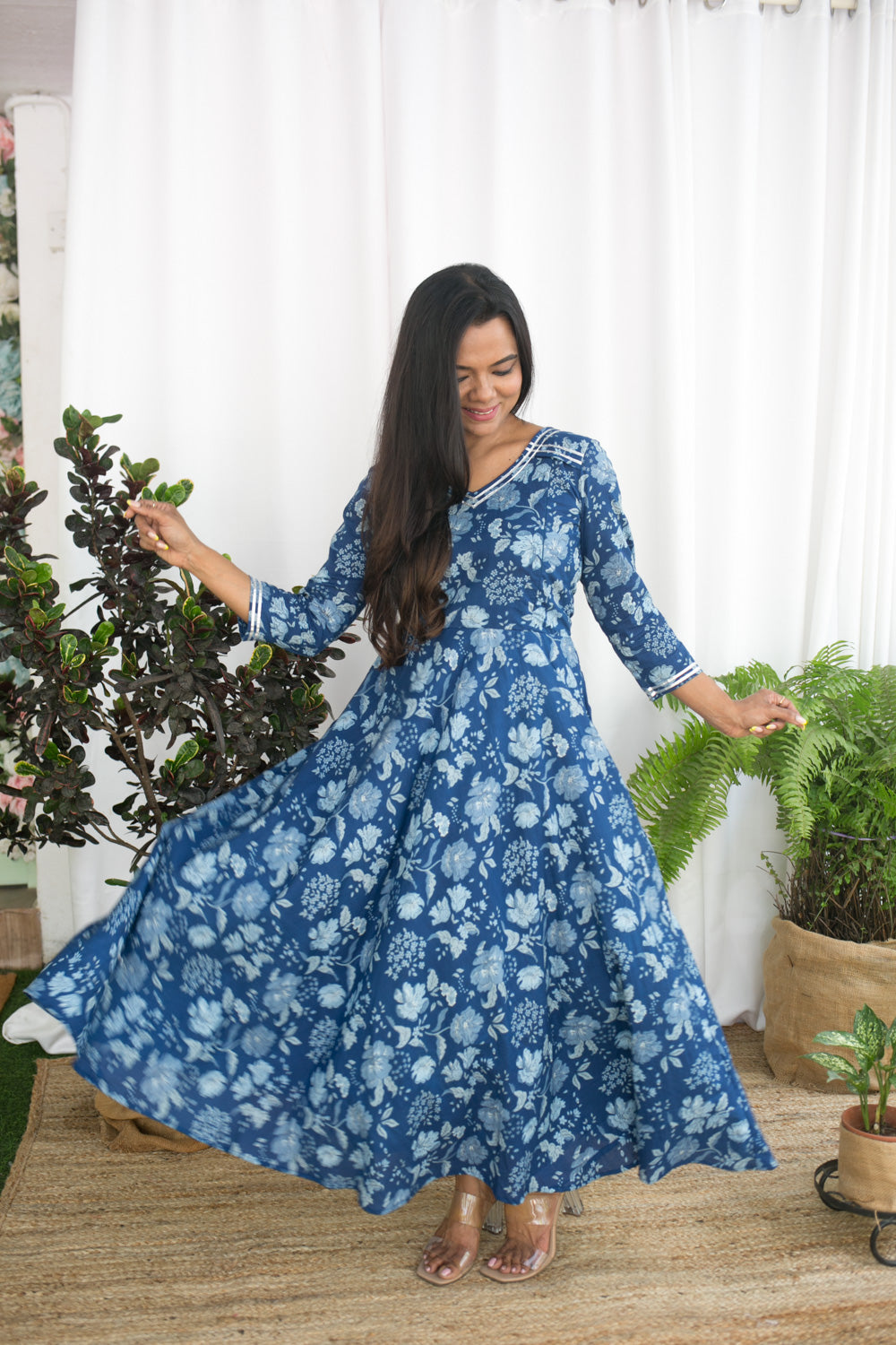 BLUE GARDEN ANARKALI