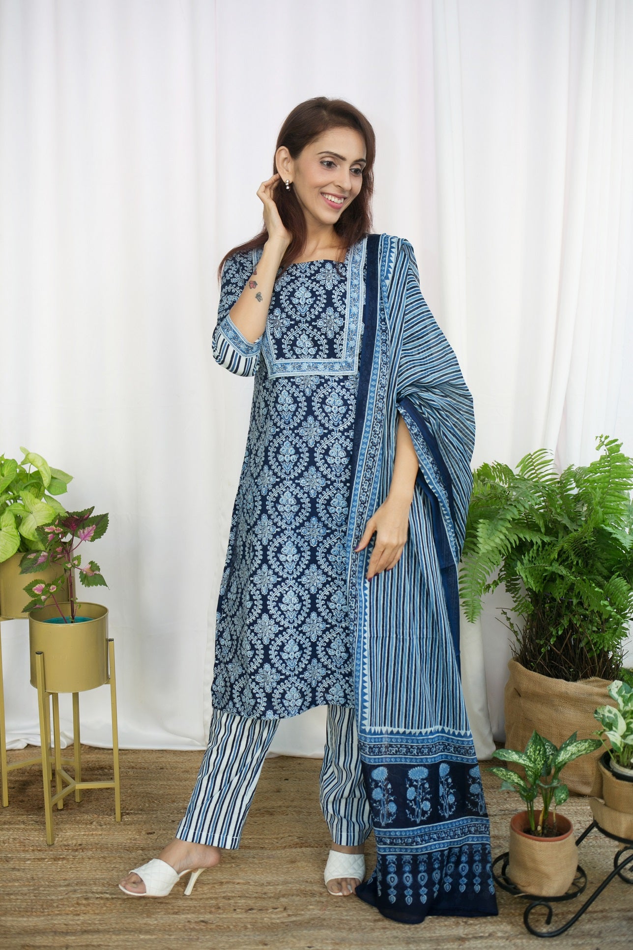 BLUE RYTHM SALWAR SET