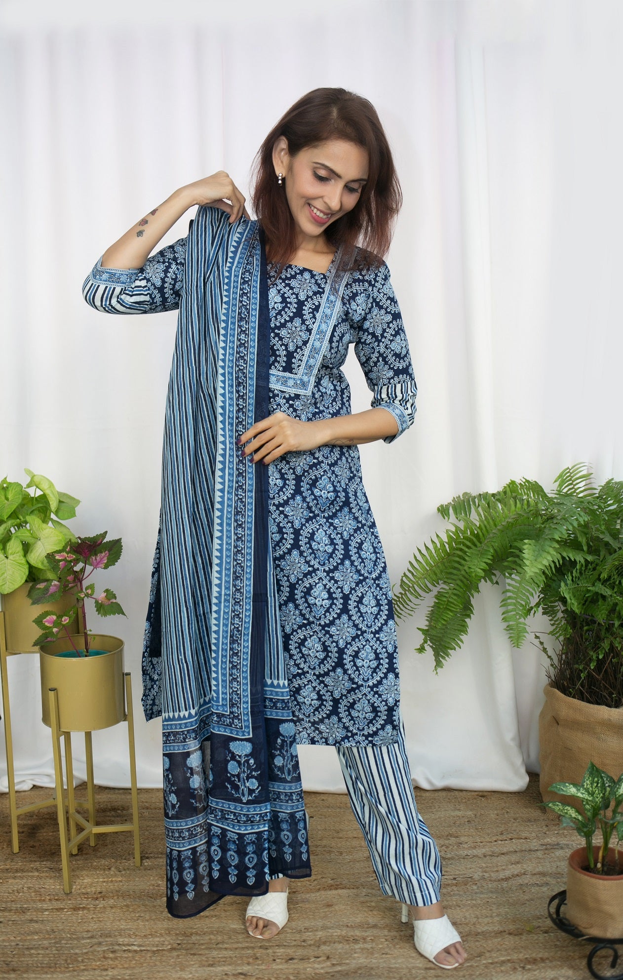 BLUE RYTHM SALWAR SET