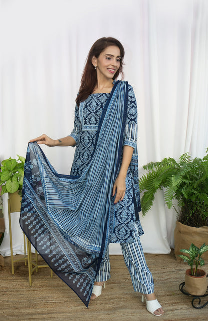 BLUE RYTHM SALWAR SET