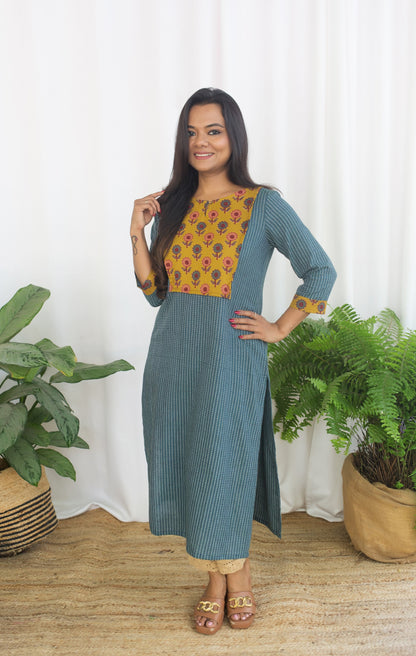 TEAL UP KURTA TOP