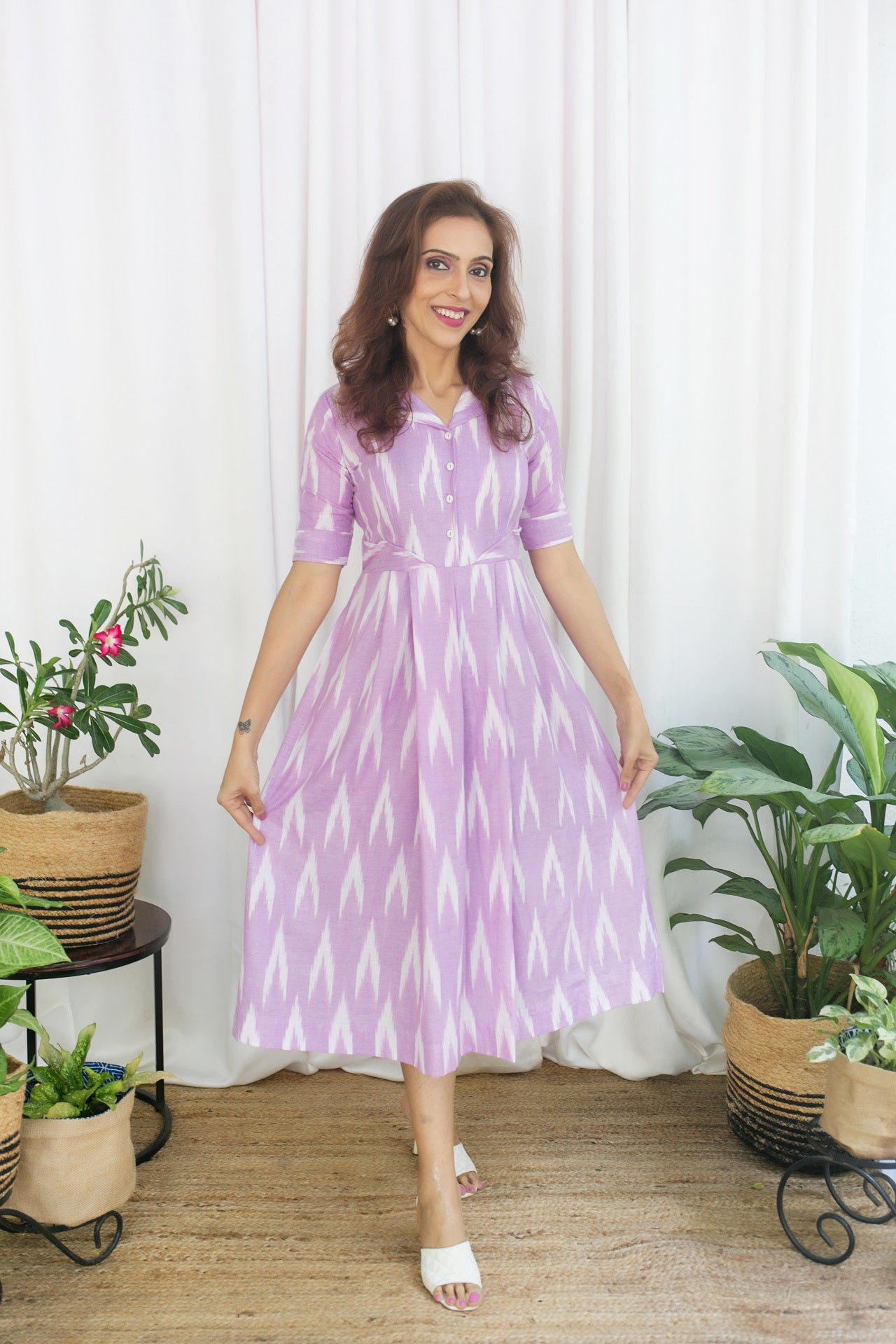 LAVENDER SWIRL FROCK