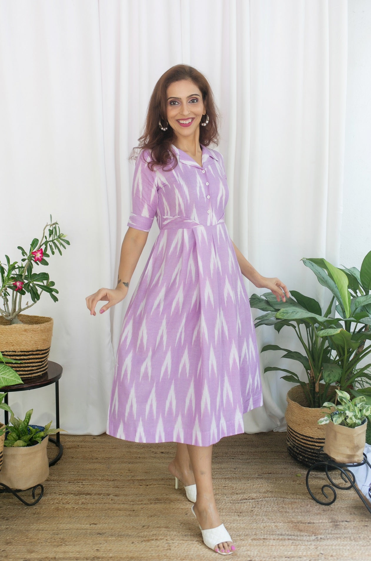 LAVENDER SWIRL FROCK