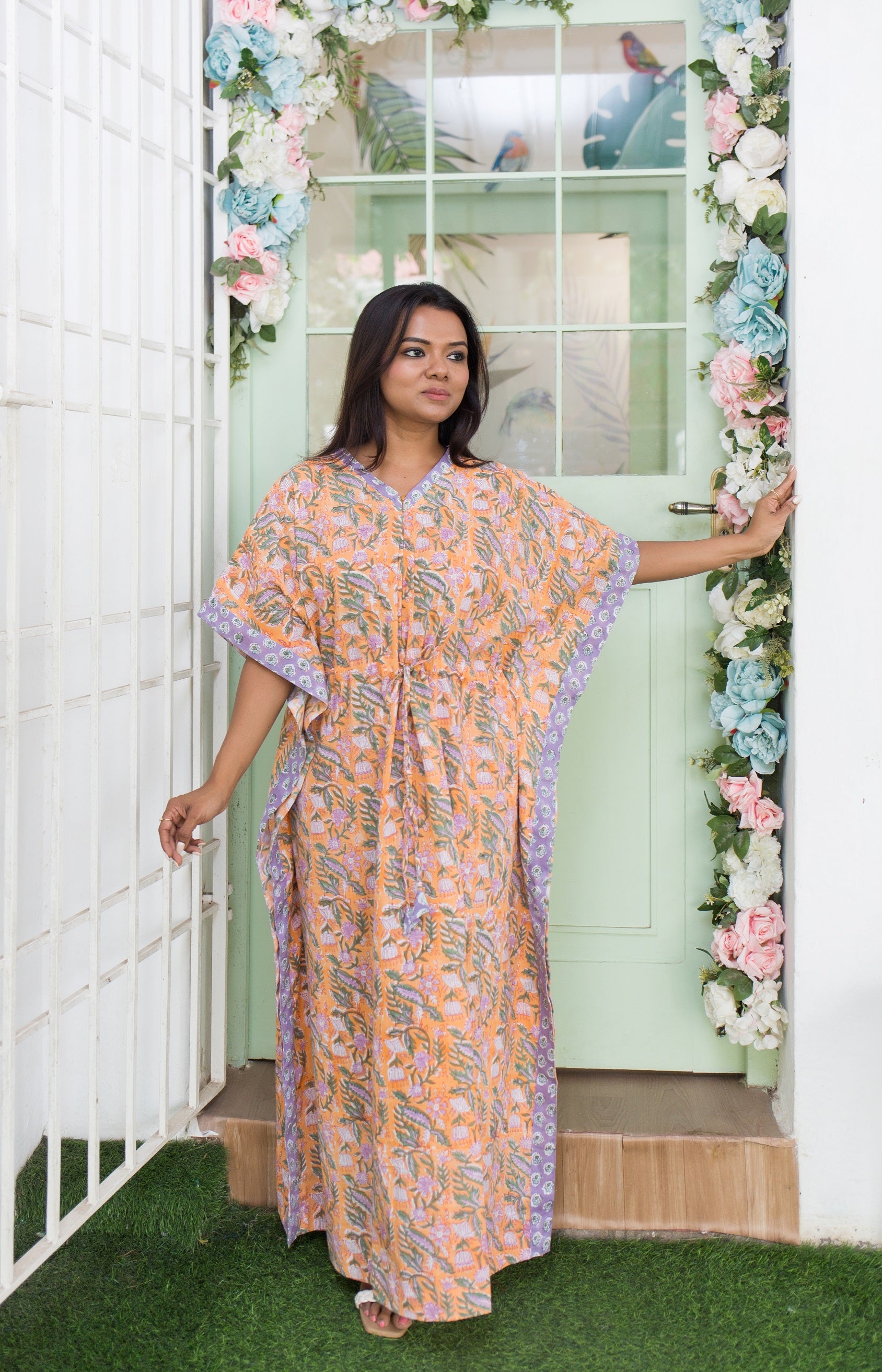 BELL FLOWER KAFTAN MAXI