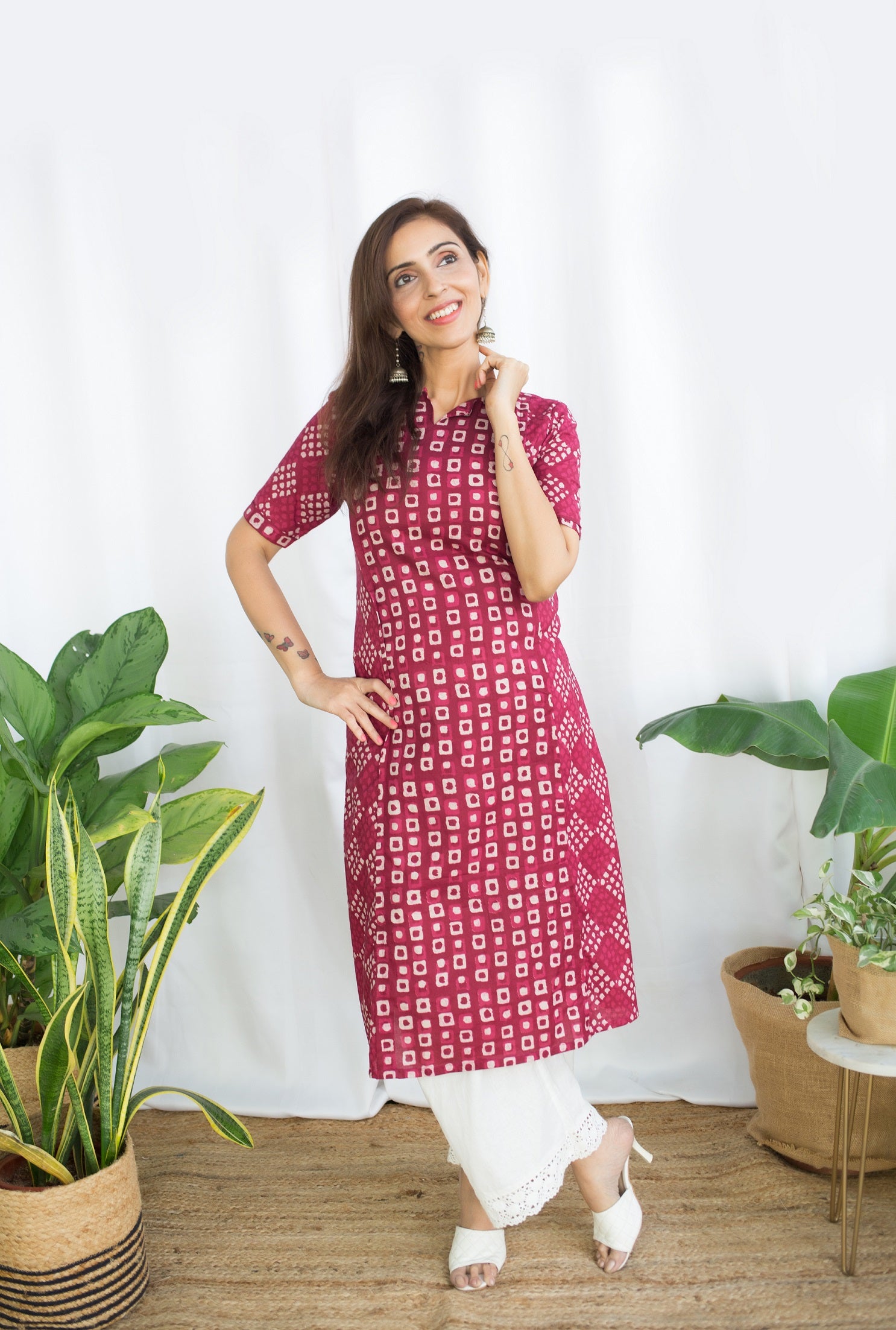 PLUMISH  KURTA TOP