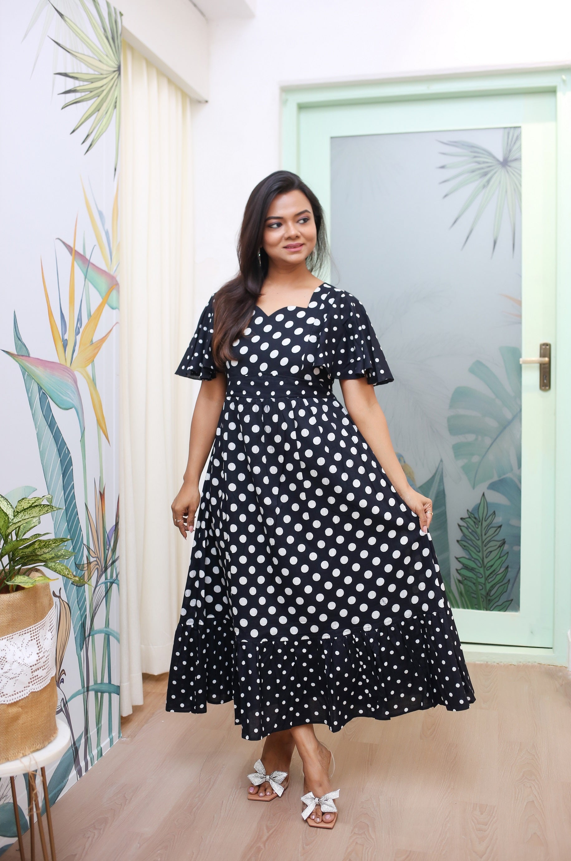 GET SPOTTED Maternity Feeding Frock Dress