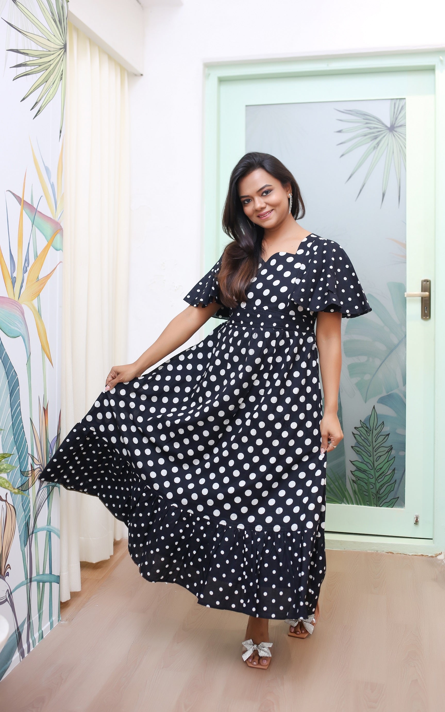 GET SPOTTED Maternity Feeding Frock Dress