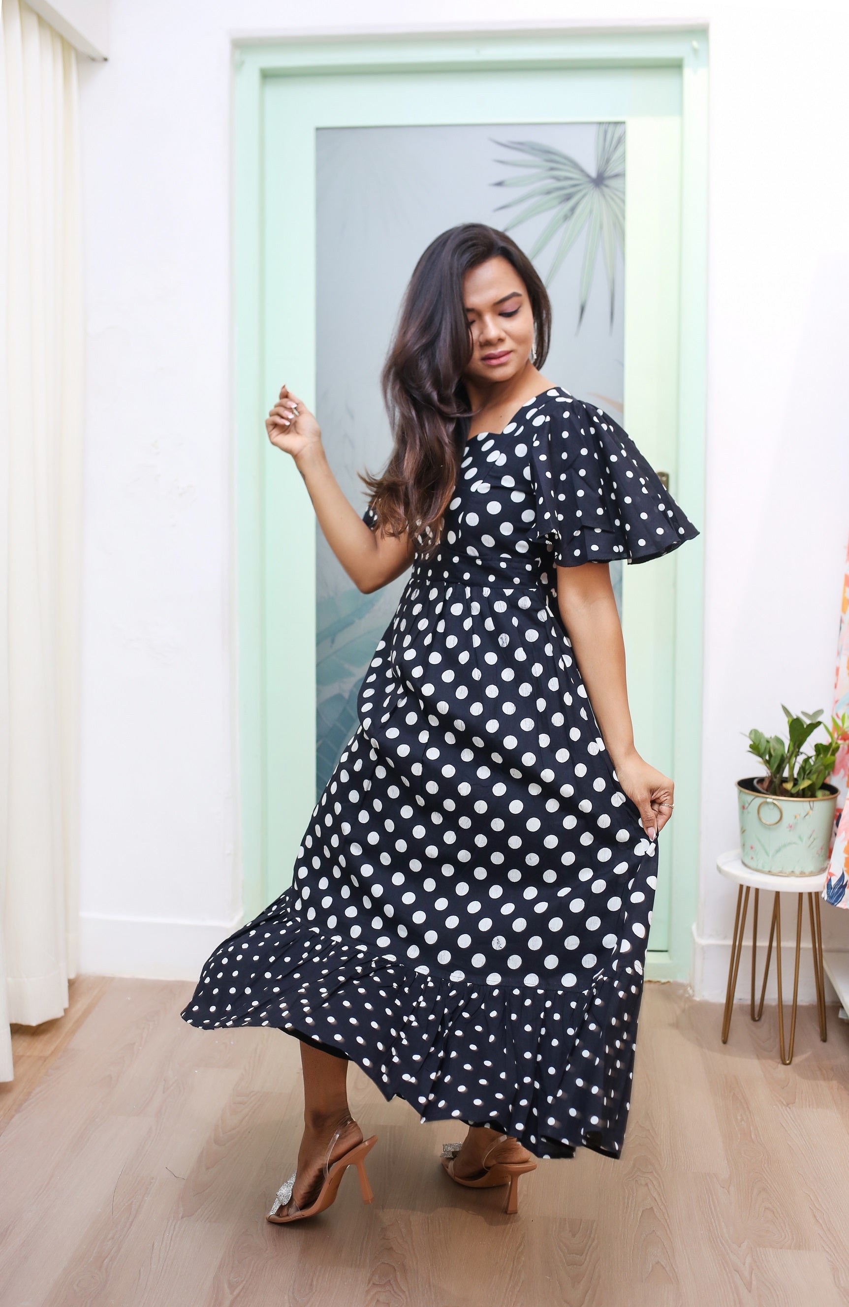 GET SPOTTED Maternity Feeding Frock Dress