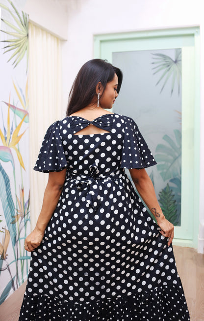 GET SPOTTED Maternity Feeding Frock Dress