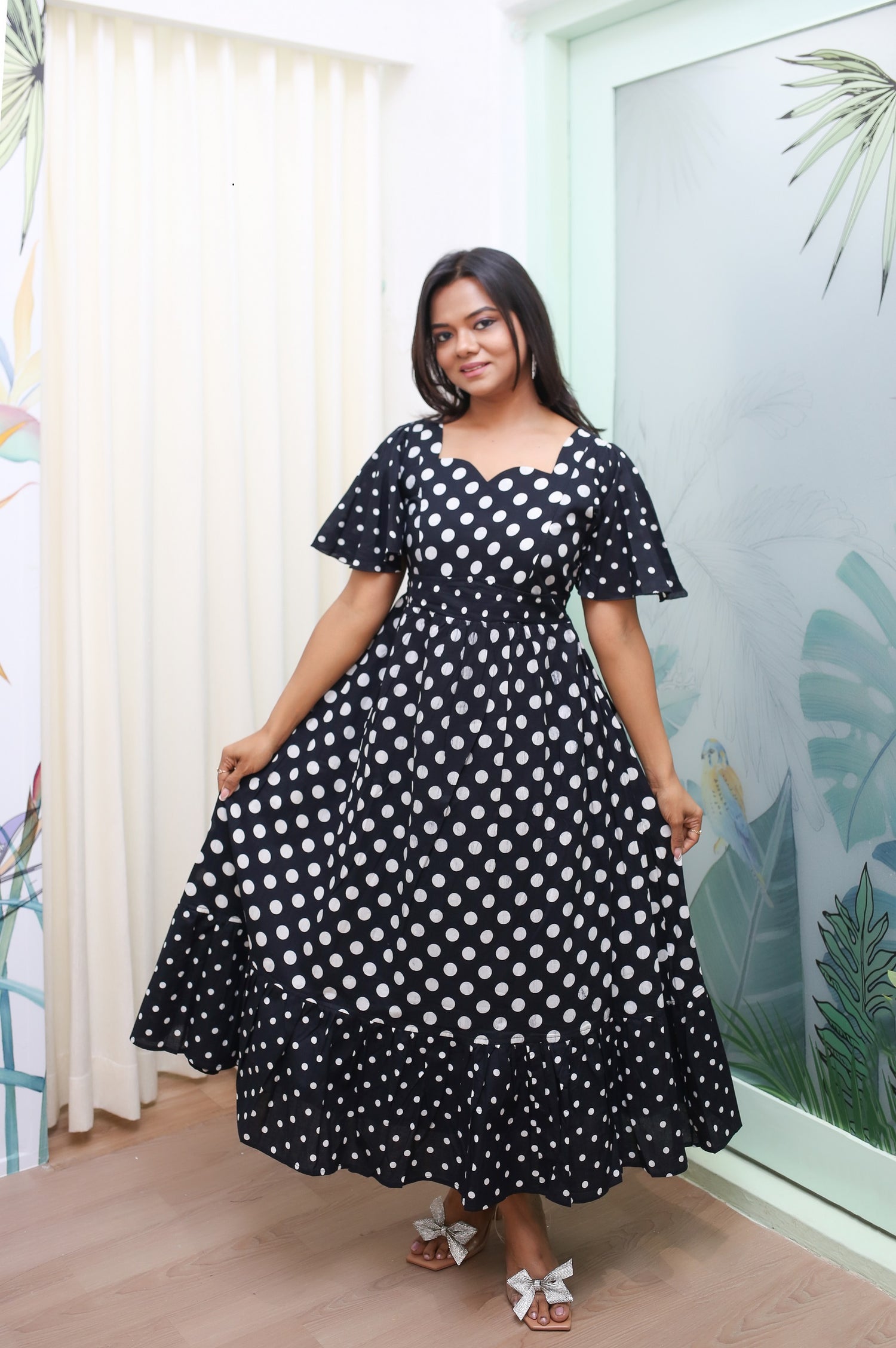 GET SPOTTED Maternity Feeding Frock Dress