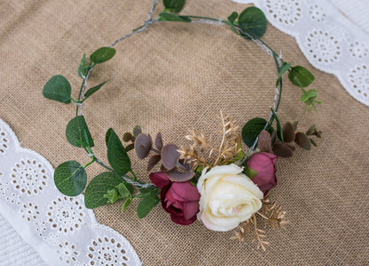 SHIMMER IN BLACK FLORAL BUMP BELT AND TIARA