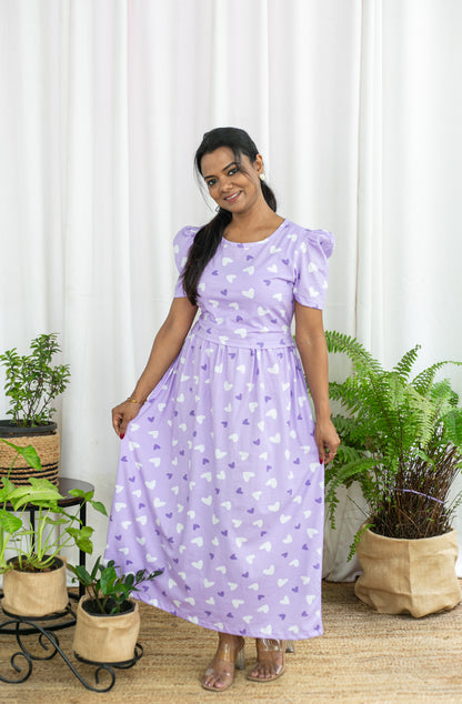 HEARTY HUE ZIPLESS MAXI