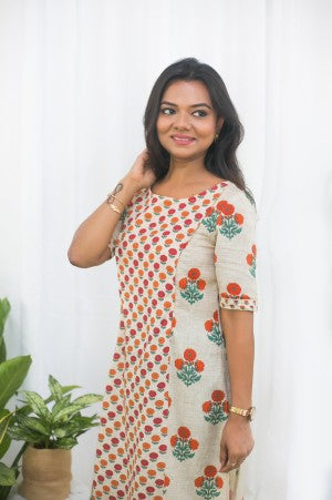 DAHLIA Maternity Feeding Kurta TOP