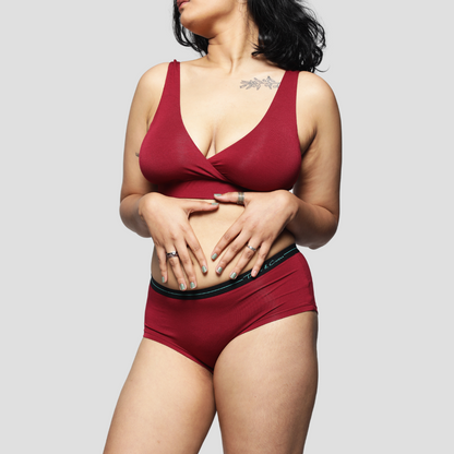 Maternity Nursing Bra - Automn Red