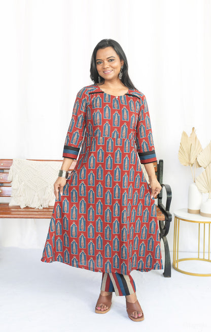 Neelam Maternity Feeding Kurta Set