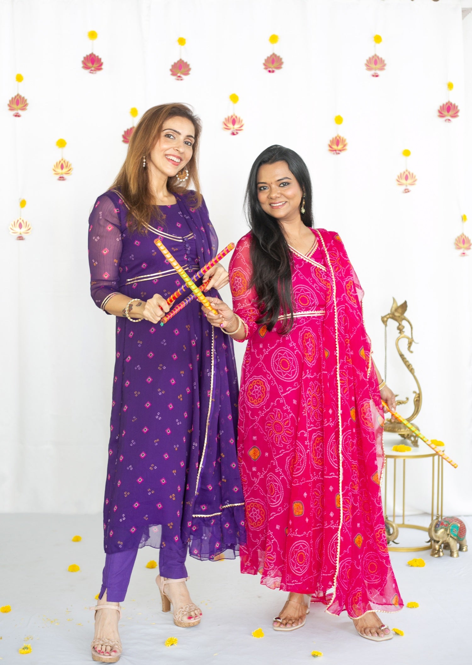 Bandhini Rani Maternity Feeding Anarkali set
