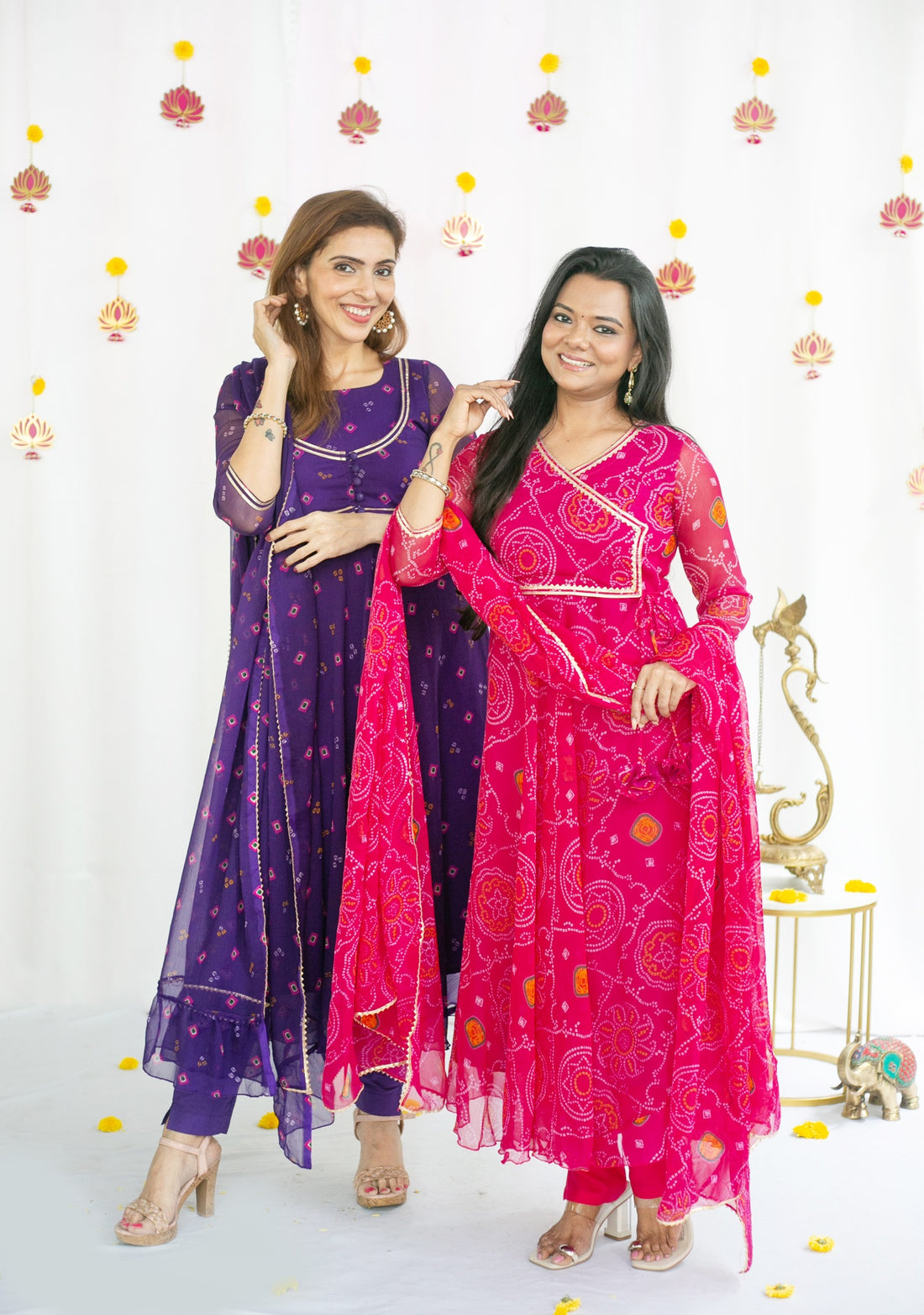 Bandhini Rani Maternity Feeding Anarkali set