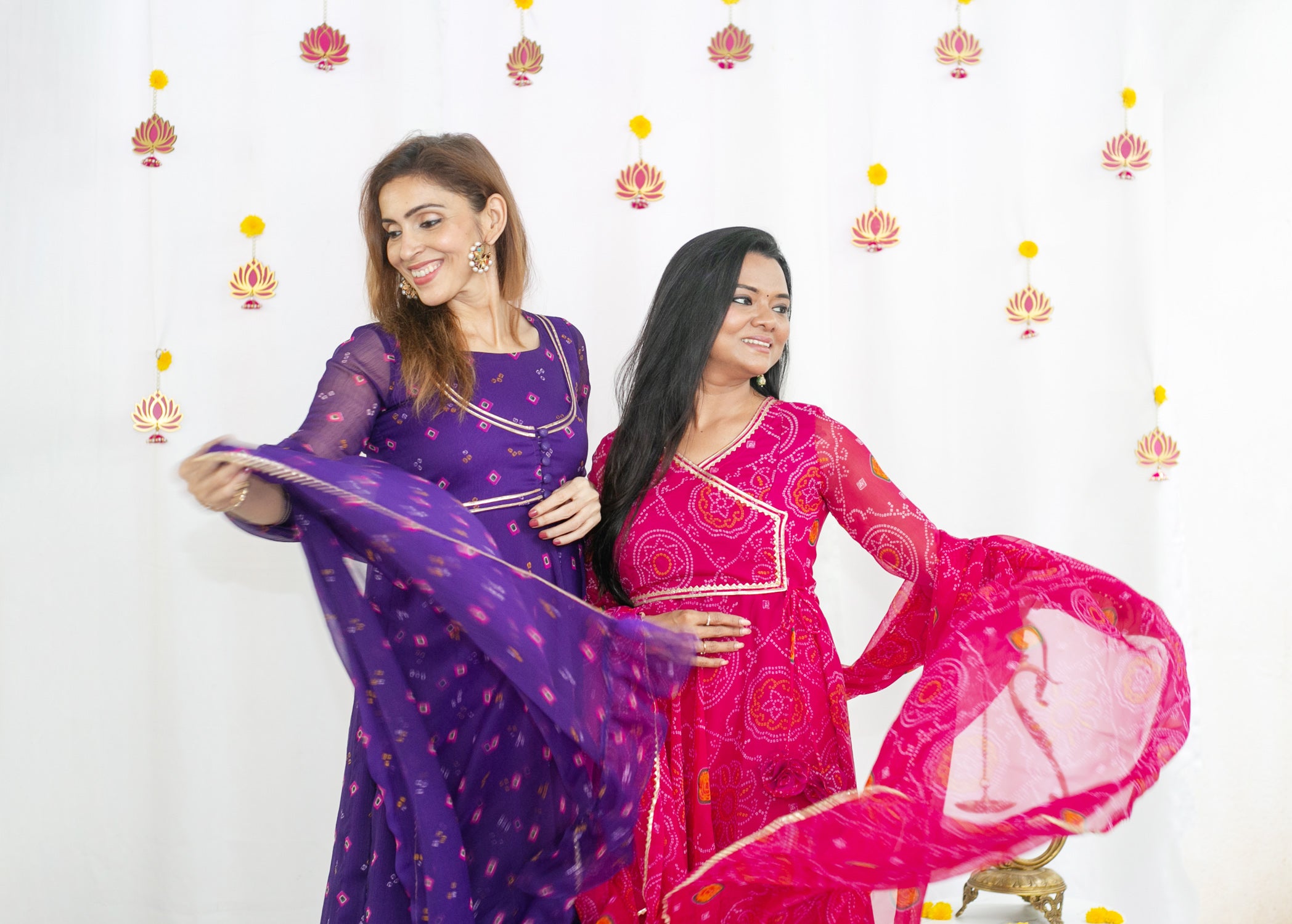 Bandhini Rani Maternity Feeding Anarkali set