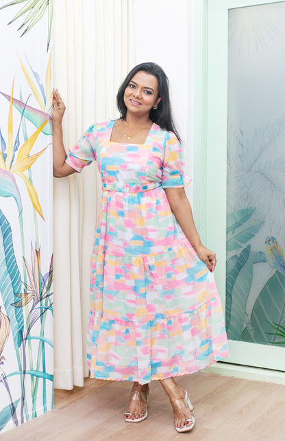 Sweet Heart Maternity Feeding Dress