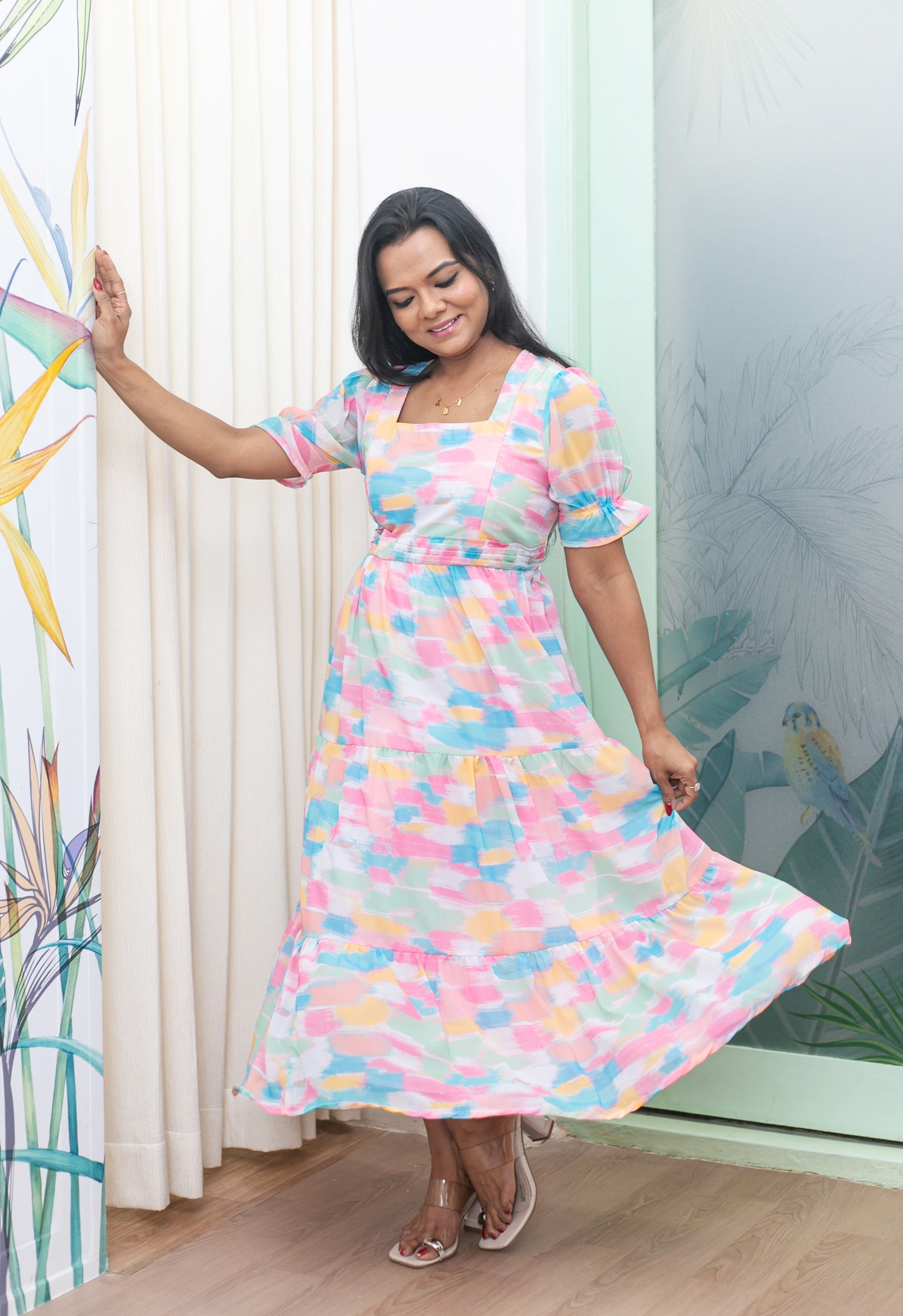 Sweet Heart Maternity Feeding Dress