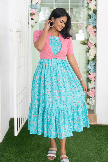 BLUE SKY Maternity Feeding FROCK Jacket Dress