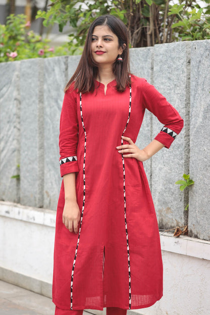 BLUSH Maternity Feeding Kurtha Set