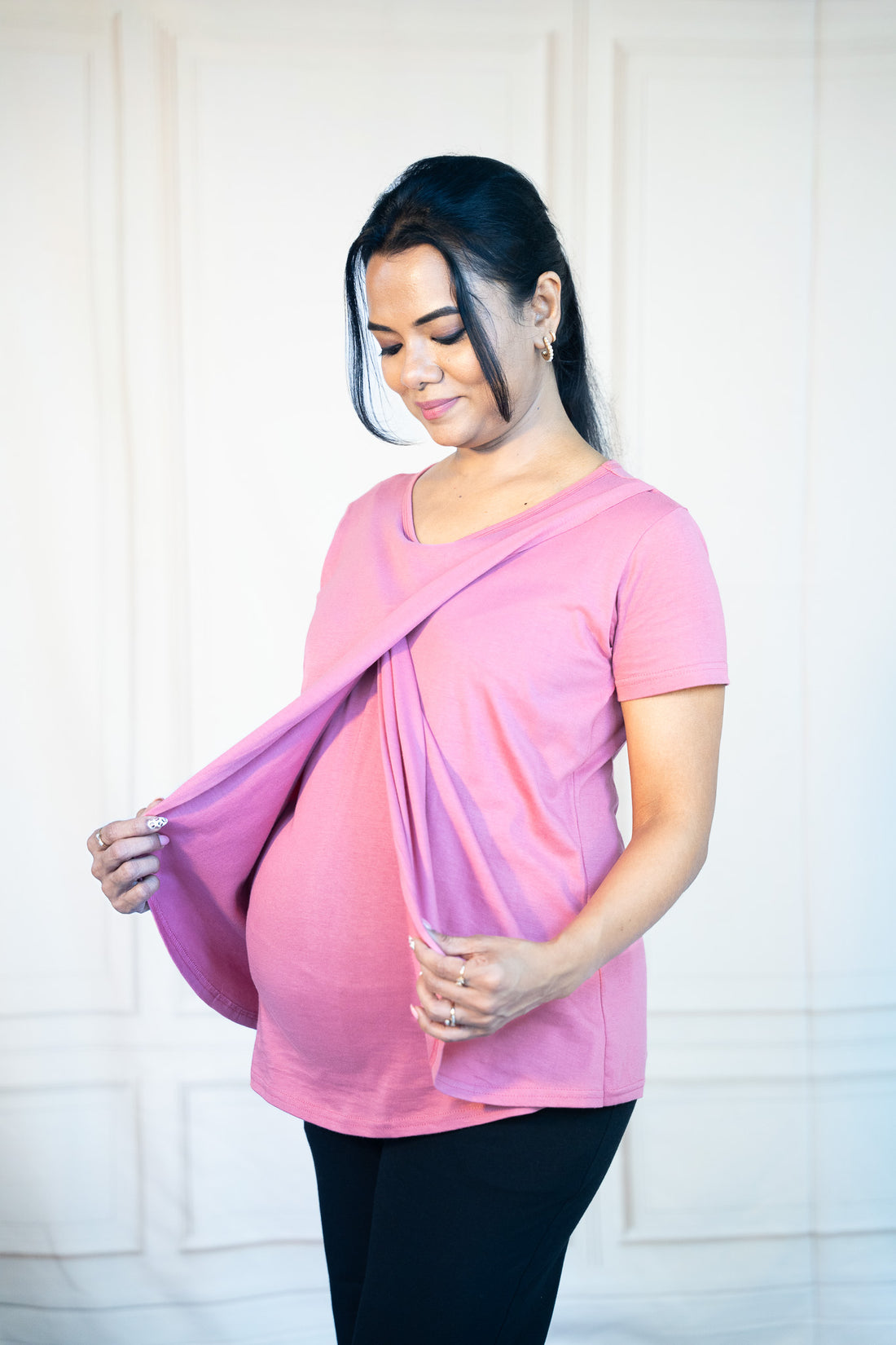 Pink Energy Zipless Feeding T-Shirt