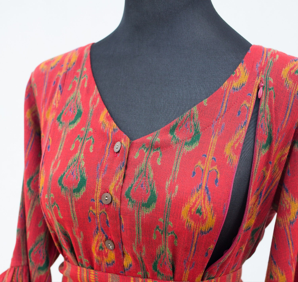 IKAT FLAIR FROCK