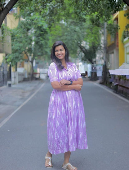 LAVENDER SWIRL FROCK