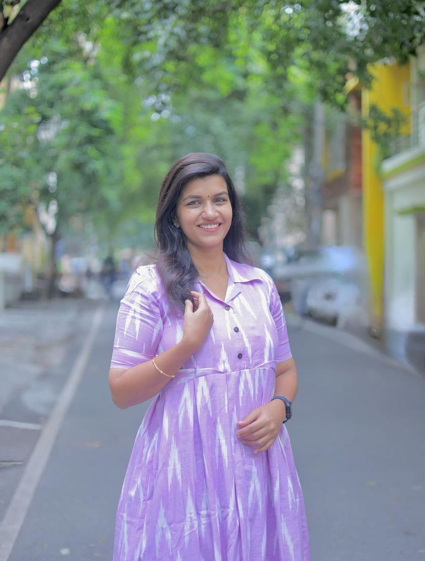 LAVENDER SWIRL FROCK