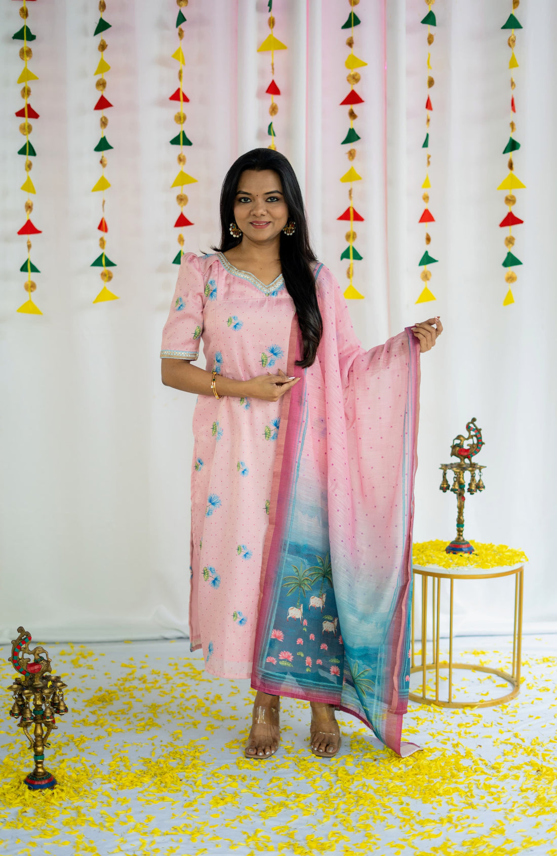 PICHWAI SALWAR SET