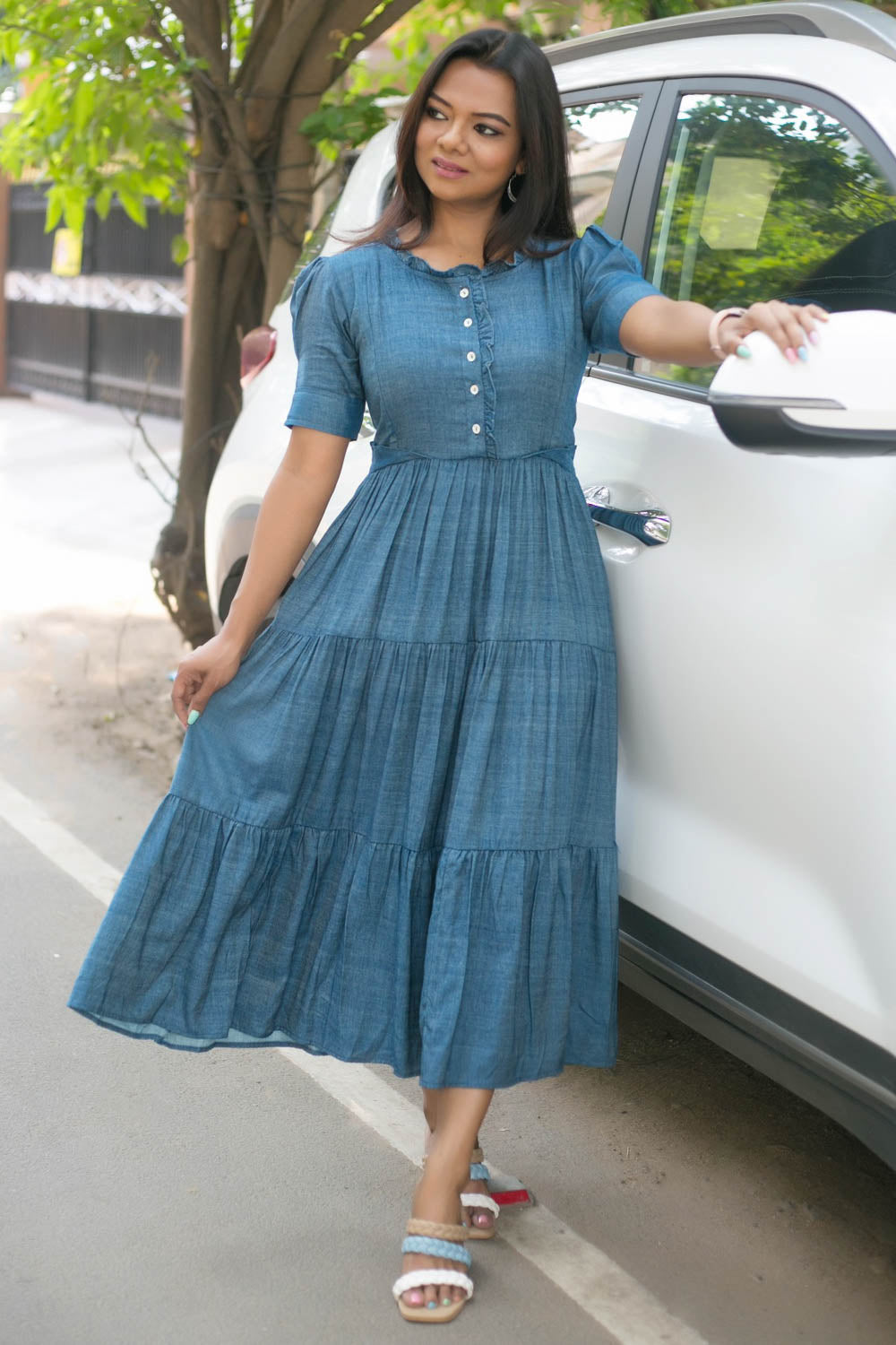 Its Not Denim Maternity Feeding Dress